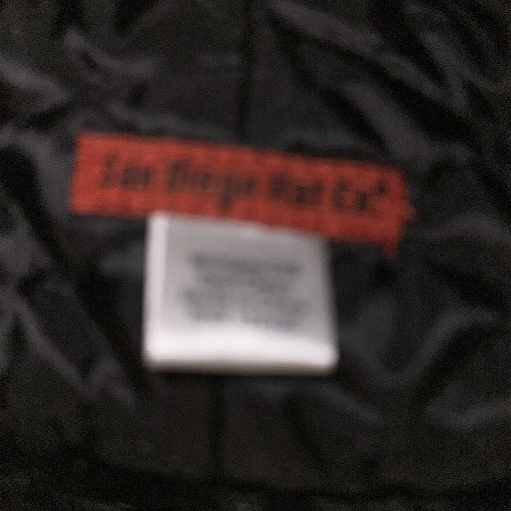 San Diego hat Company Black pho Fur Hat OS - Picture 3 of 3